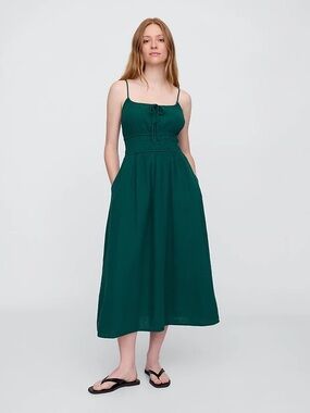 gap factory green dress | Dresses | Gap Factory Olive Button Front Short Sleeve Viscose Casual Size Medi Makar sankranti offers